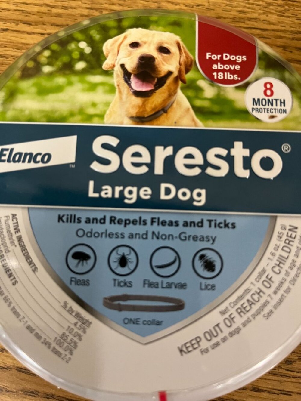 Seresto Flea Tick Collar 8 Month Protection Large Dog 18+ lb NEW SEALED LOT OF 2 - Picture 6 of 6